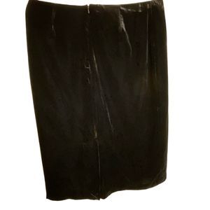 Issac Mizrahi For Target Black Velvet Skirt Sz.6